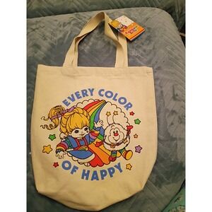 New With Tags Rainbow Brite Sprite Canvas Every Color Of Happy Tote